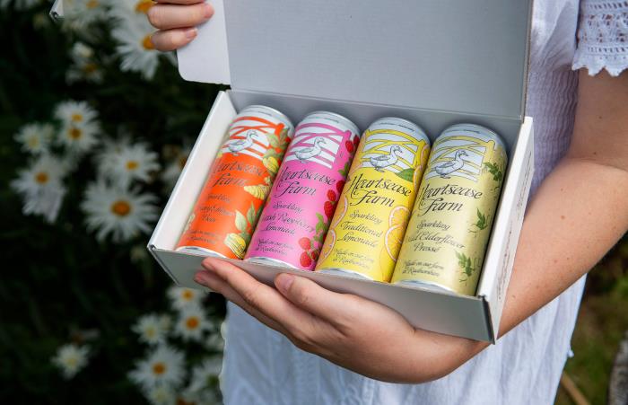 Heartsease Farm pressé cans win Metal Pack of the Year